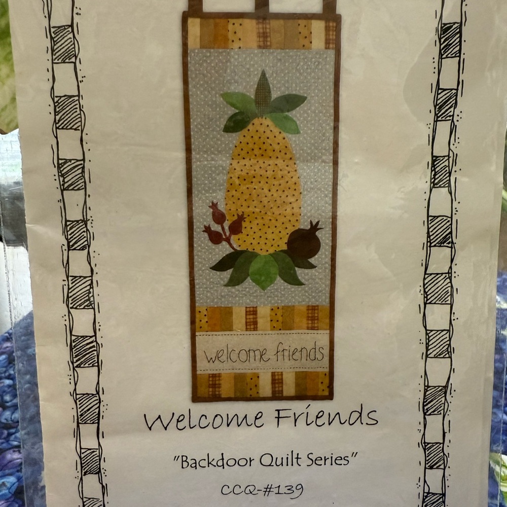 ❣️Welcome Friends Quilt Wall Hanging Pattern